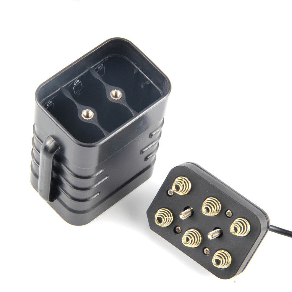 Portable DIY 12V Battery Pack Storage Box with USB Charging for 6x18650 Cells