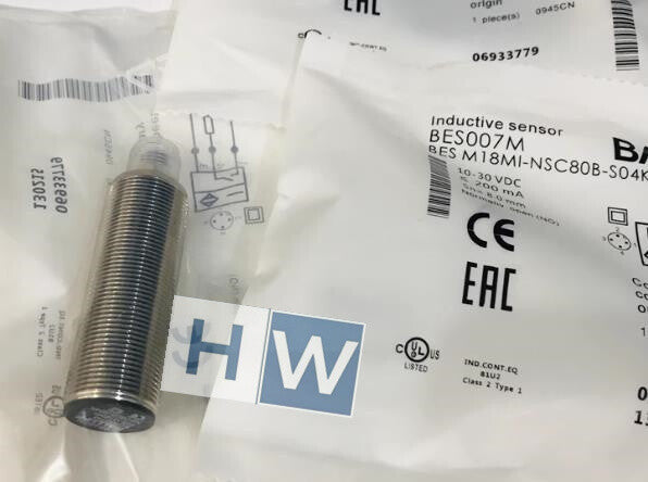 1PC  BALLUFF Inductive Sensor BES007M Proximity Switch BES M18MI-NSC80B-S04K