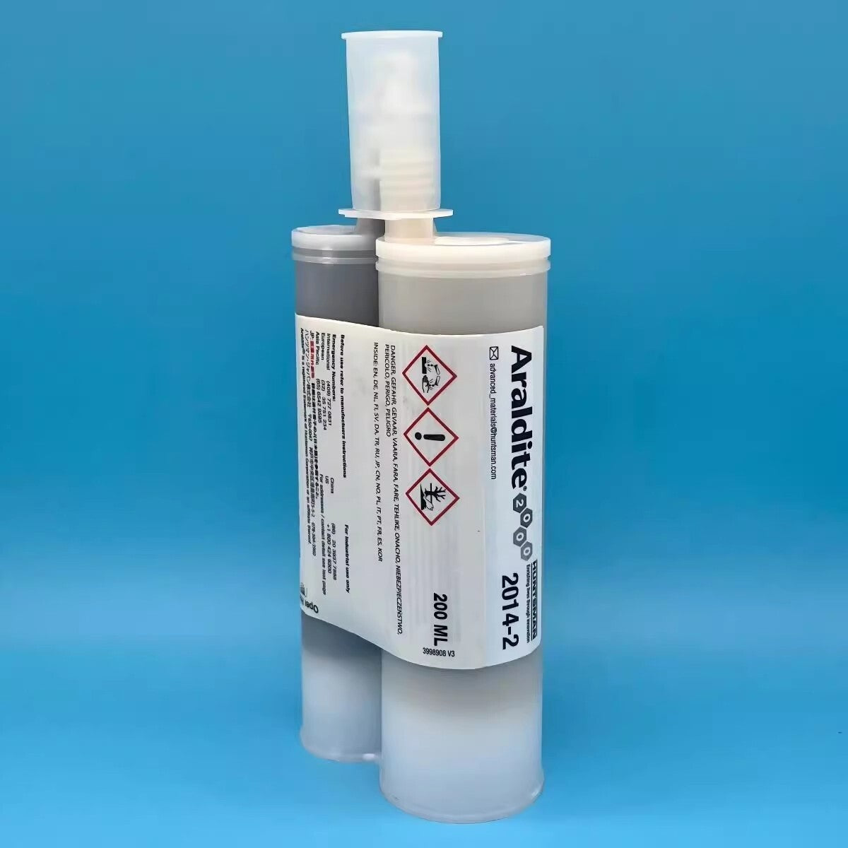 Araldite 2014-2 A/B  2-component Epoxy Adhesive 200ML Exp 2027  Free shipping