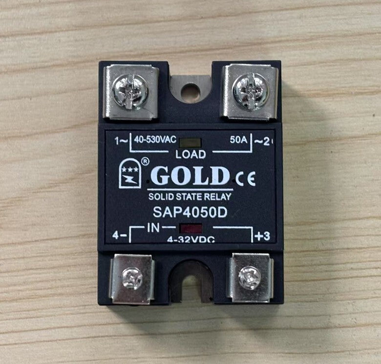 GOLD solid-state relay 4-32VDC 40-530VAC SAP4050D controlled AC.
