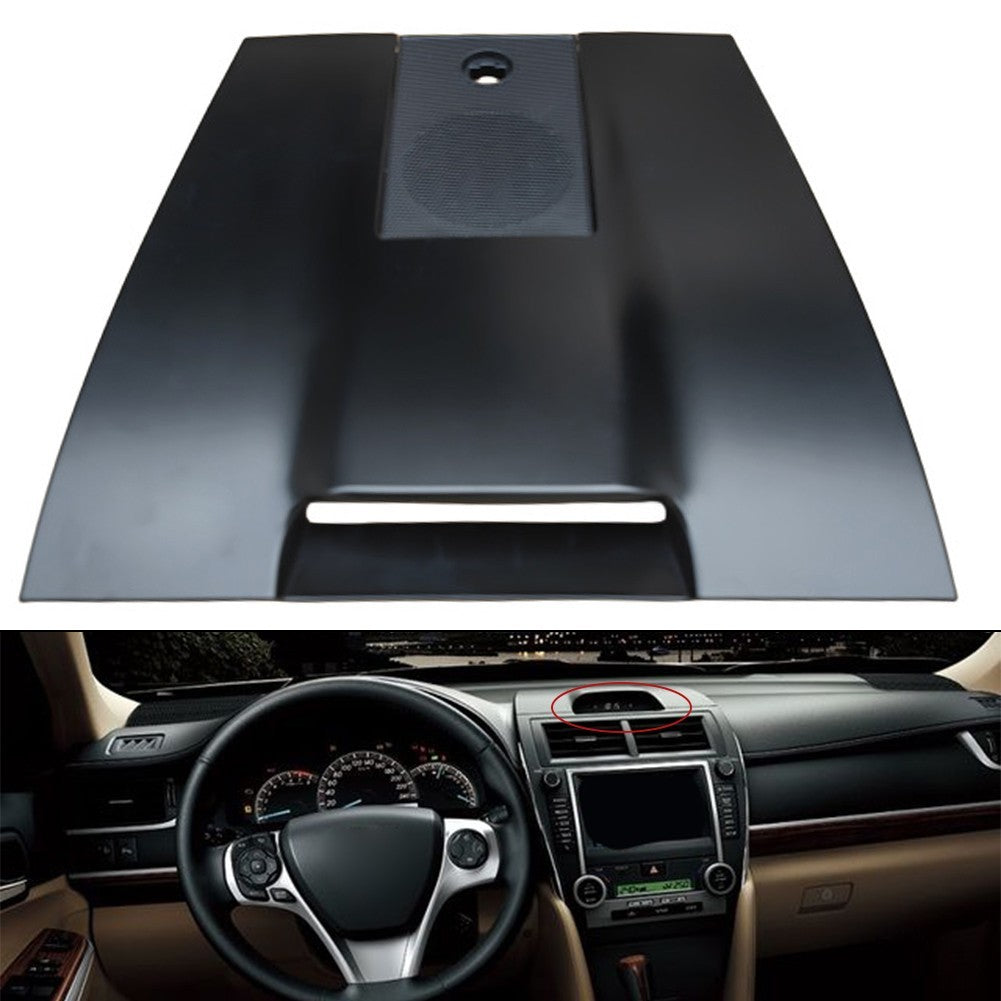 Black ABS Car Dash Air Vent Clock Bezel Plate for Toyota For Camry 2012 2017