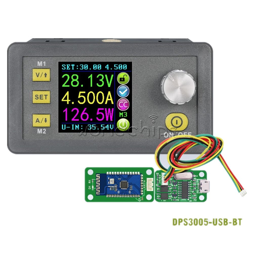 DPS3005 LCD Communication USB Bluetooth DC Adjustable Buck Power Supply Module