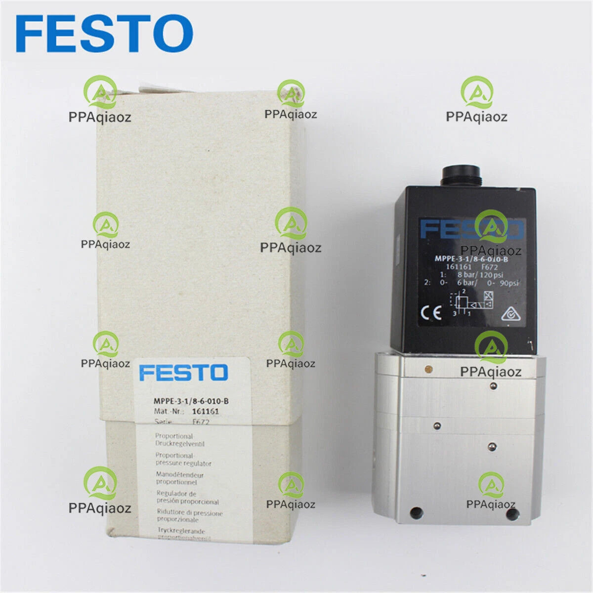 1PC  FESTO MPPE-3-1/8-6-010-B 161161 Proportional Pressure Regulator
