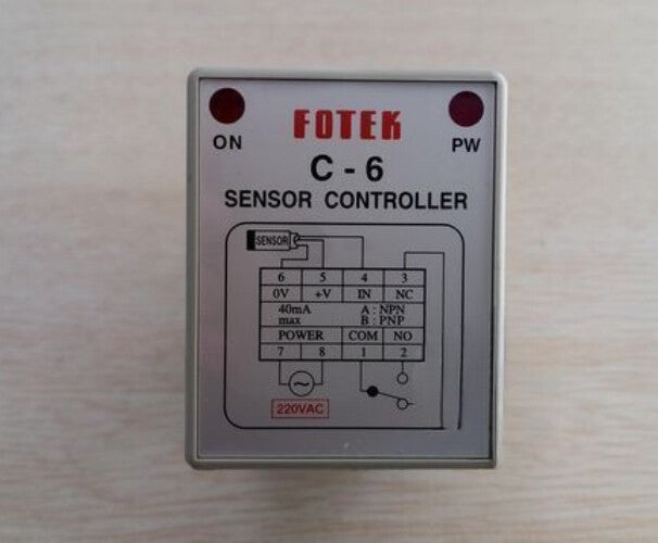 1pcs For Fotek C-6 C6 220V Sensor Controller