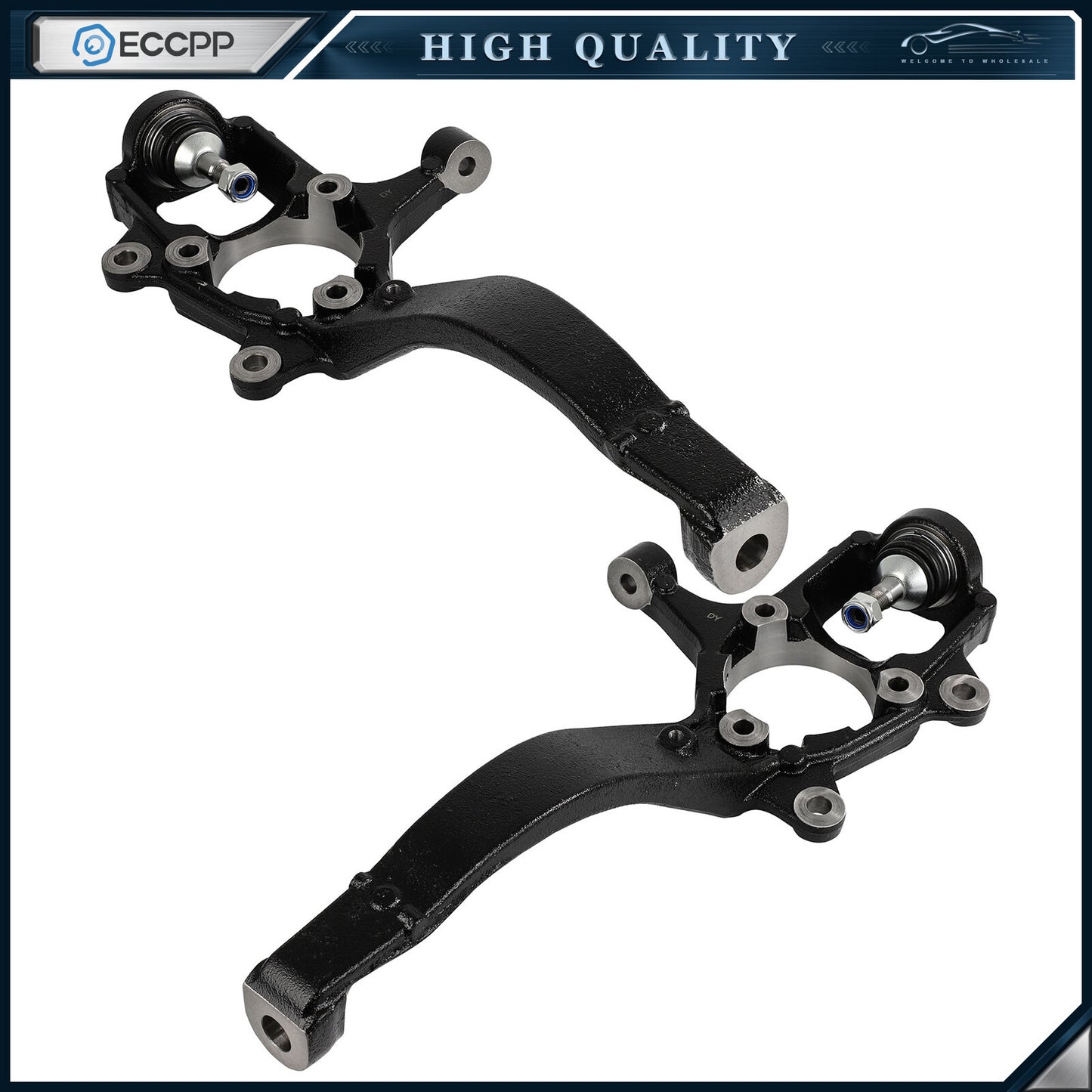 2X Front Left and Right Side Steering Knuckle For 2011-2015 Jeep Grand Cherokee