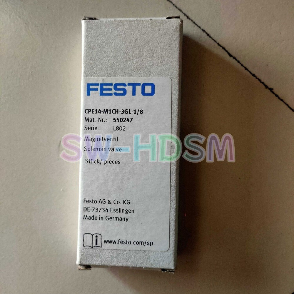 1PCS  For Festo CPE14-M1CH-3GL-1/8 550247 Solenoid Valve freight free