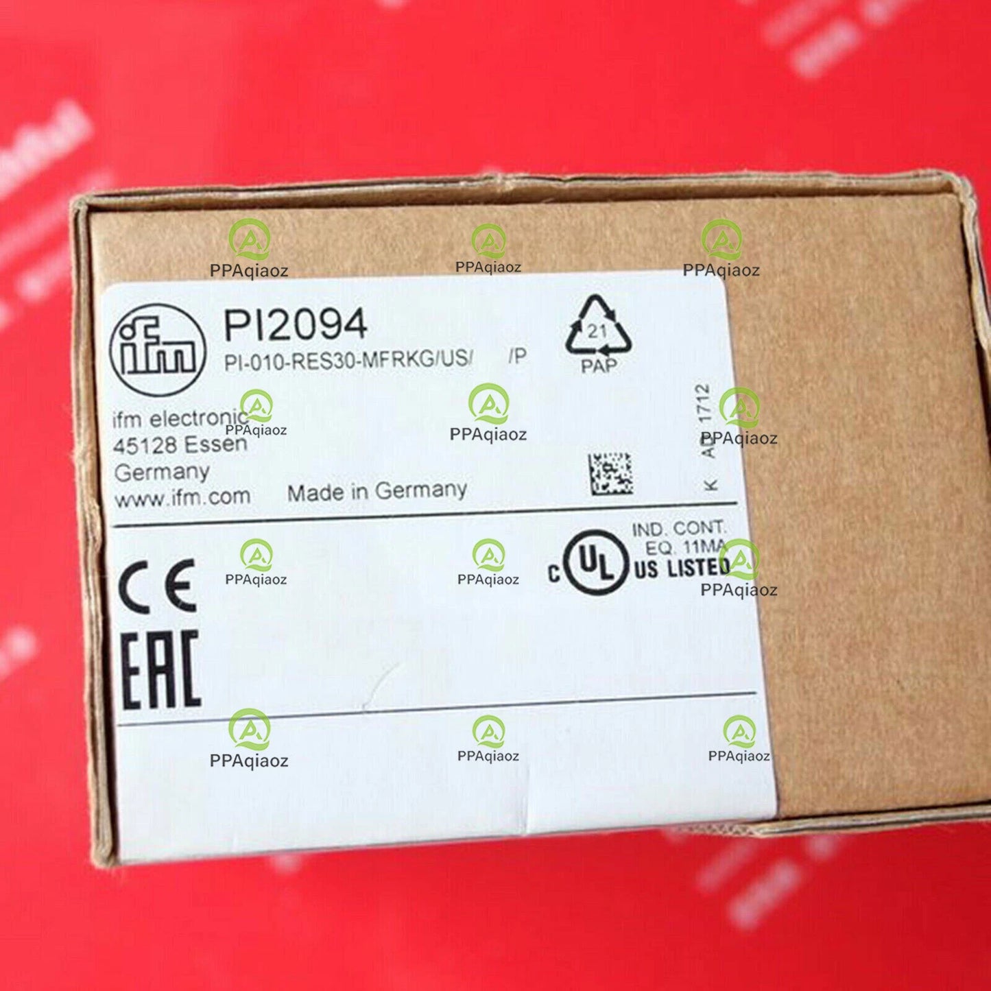1PC  IFM PI2094 Pressure Sensor PI2094 In Box ping