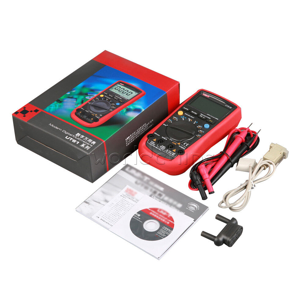 UT61E Digital LCD Multimeter High-precision Universal AC DC Meter Flameproof