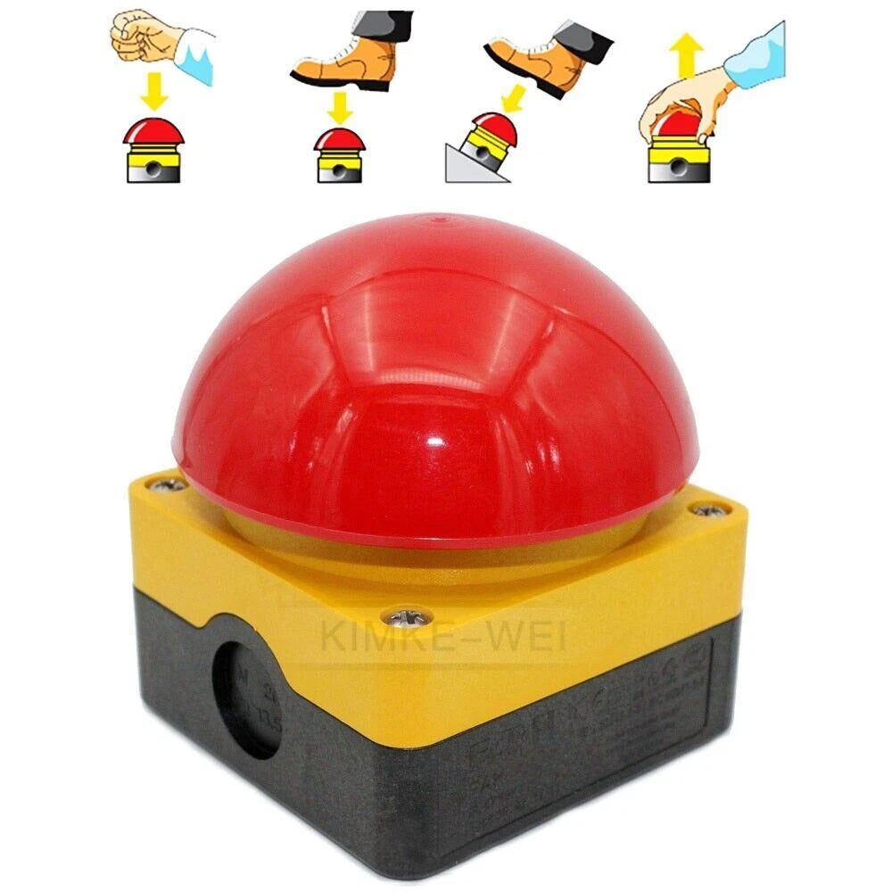 Moeller Emergency Stop Button Actuator Palm Switch FAK-R/V/KC11/IY