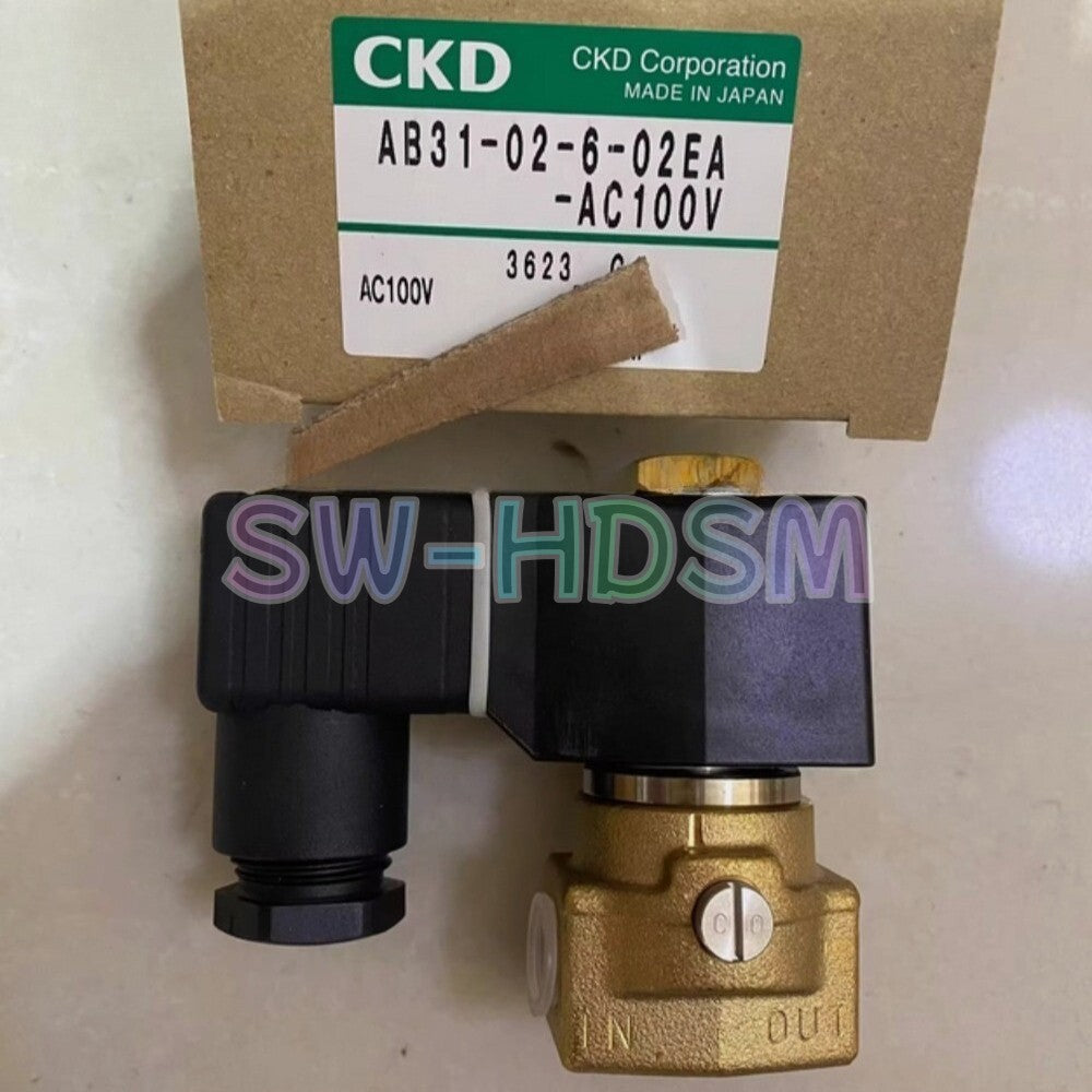 1PCS  For CKD AB31-02-6-02EA-AC110V Solenoid valve freight free
