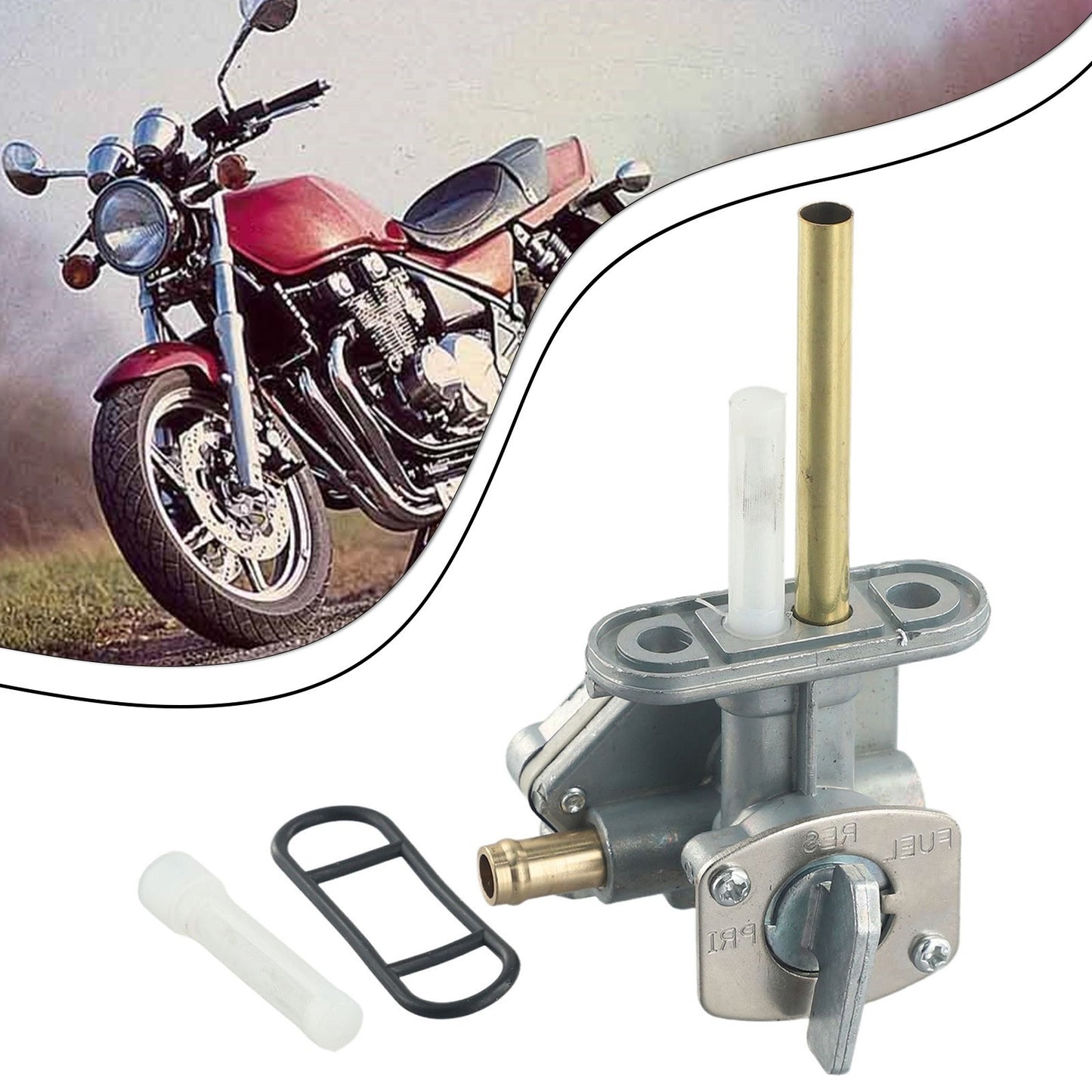 Automobile Accessories Fuel Petcock Gas Tank 1996-2009 For Kawasaki EN500