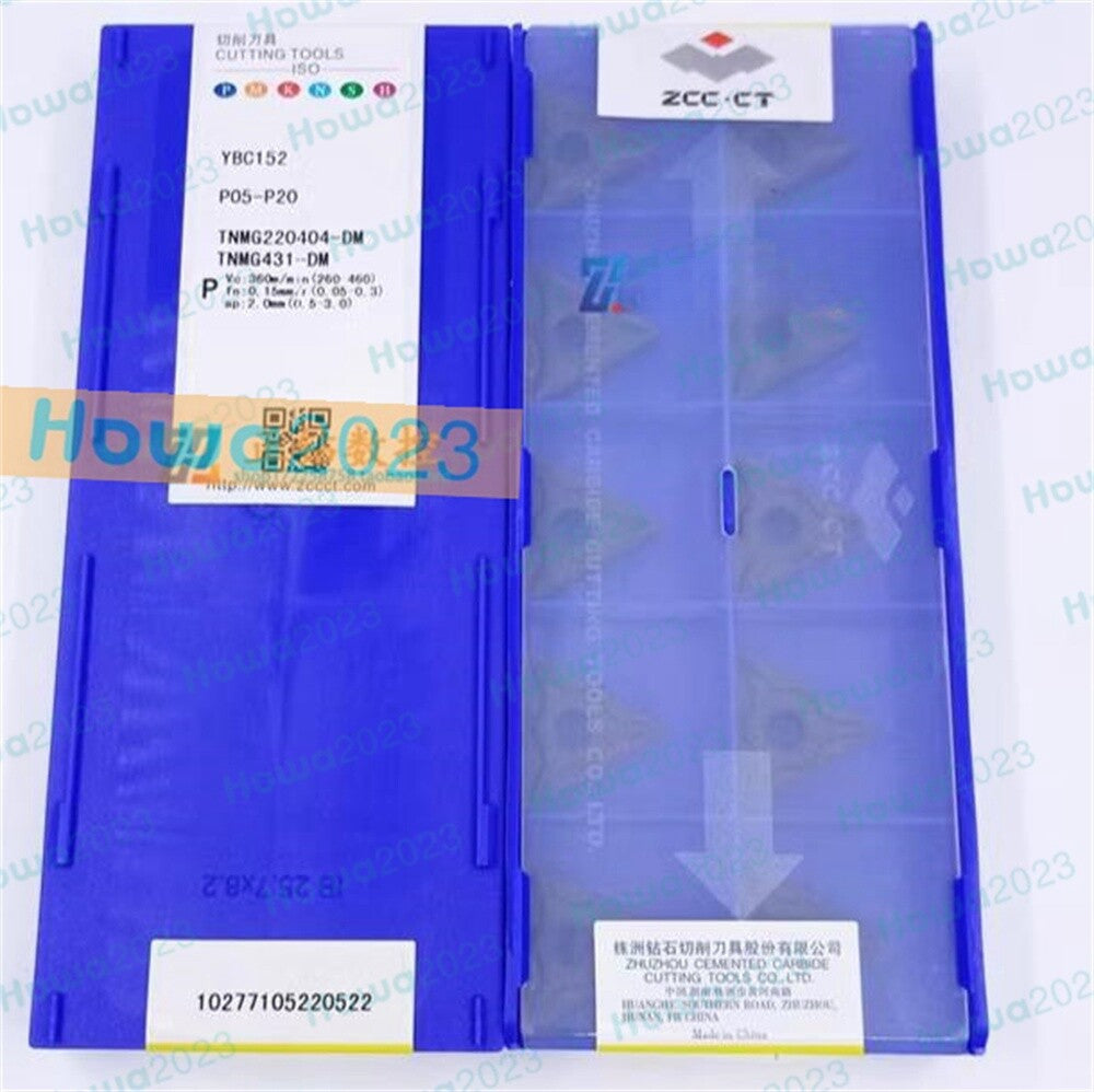 10Pcs/BOX YBC152 TNMG220404-DM TNMG431-DM Carbide Inserts CNC Turning Blade