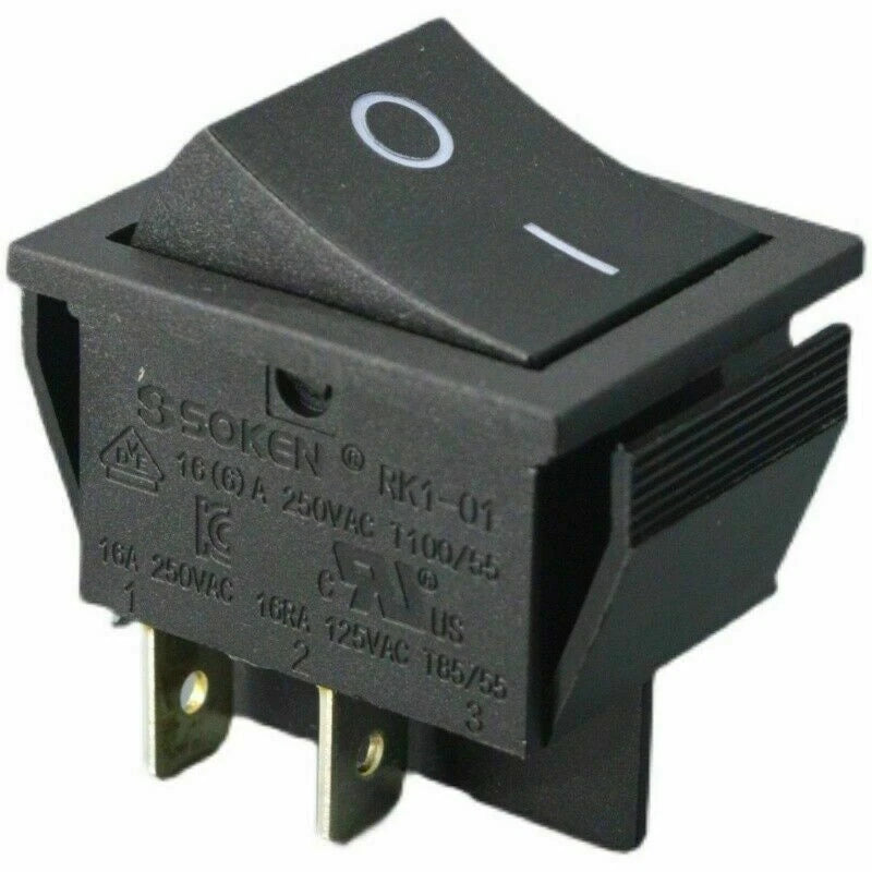 5pcs SOKEN RK1-01 16A/250VAC 4Pins Rocker Switch