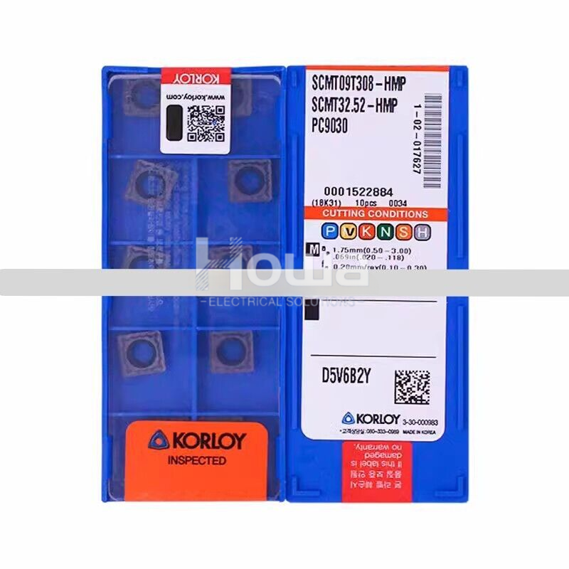 10pc/Box KORLOY SCMT09T308-HMP PC9030 SCMT32.52-HMP Carbide Insert Turning Blade