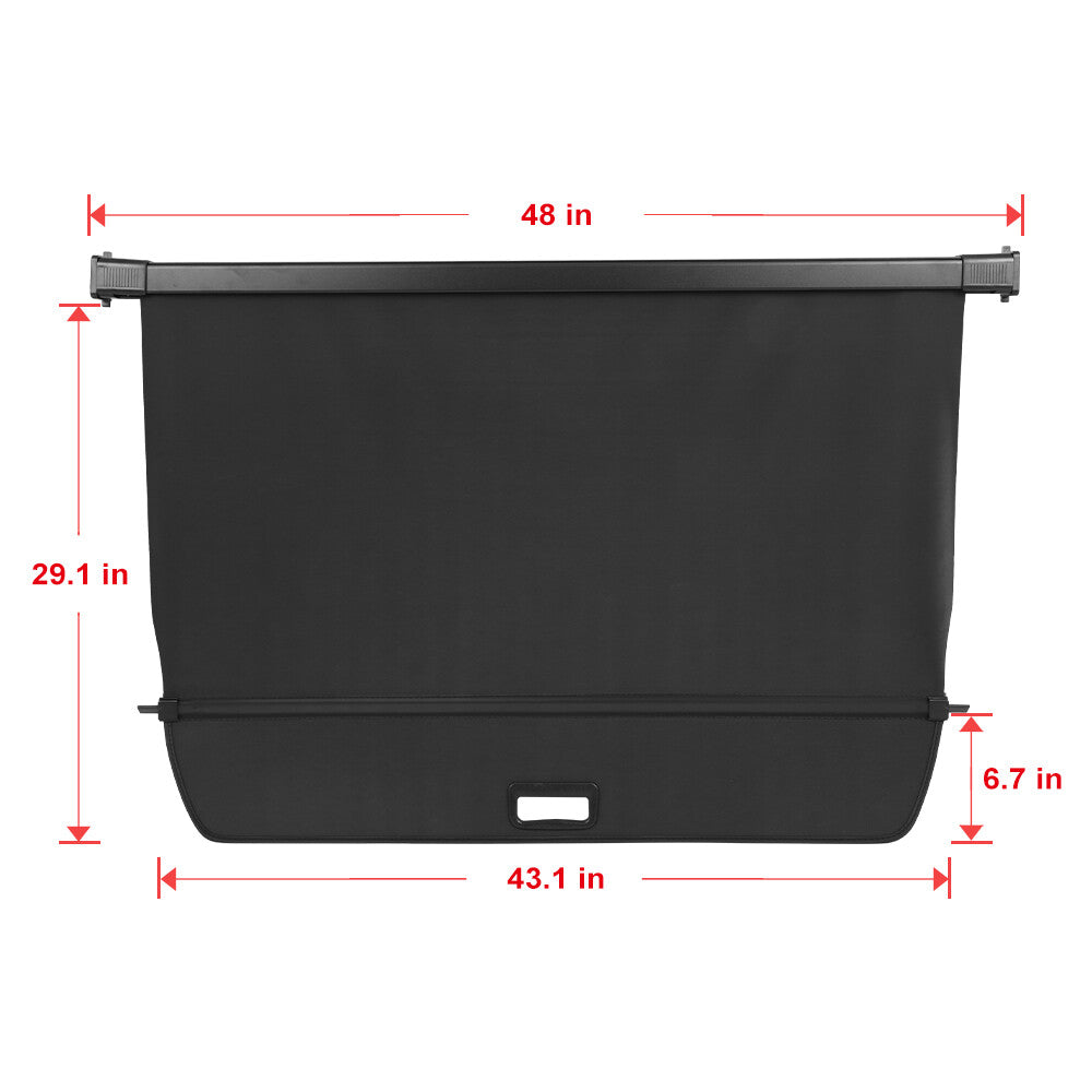 ECCPP Retractable Rear Cargo Cover For 2018 2019 2020 2021 2022 2023 Volvo XC60