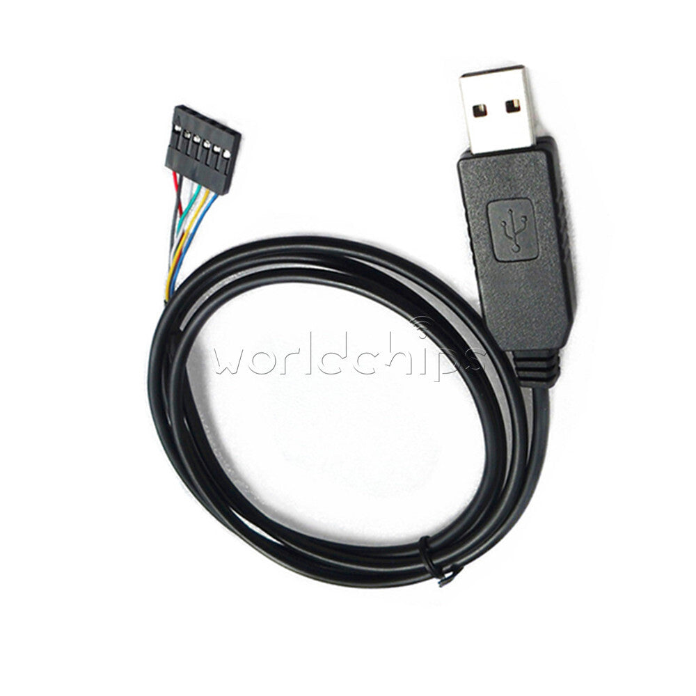 100PCS 1M 6Pin FTDI FT232RL USB to TTL RS232 Serial Adapter Cable for AVR ARM