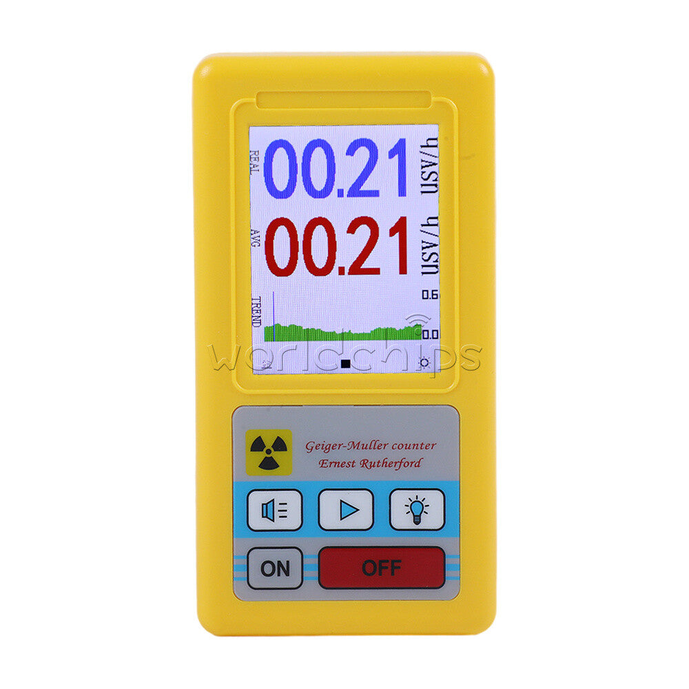 BR-6 Geiger Counter Nuclear Radiation Detector X-ray Beta Gamma Detector Tester
