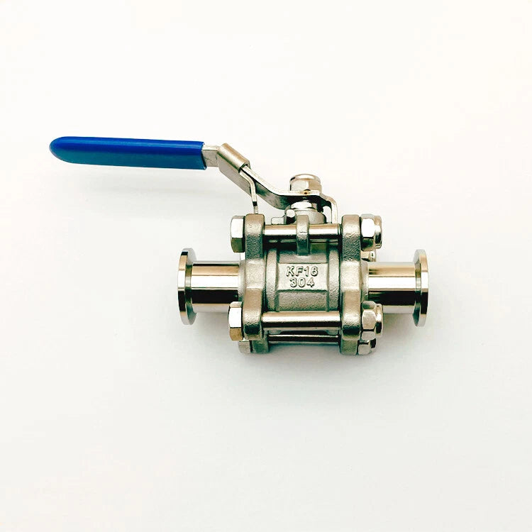 1PC KF 16 25 40 50 High Vacuum Ball Valve 304 Stainless Steel Manual Ball Valve
