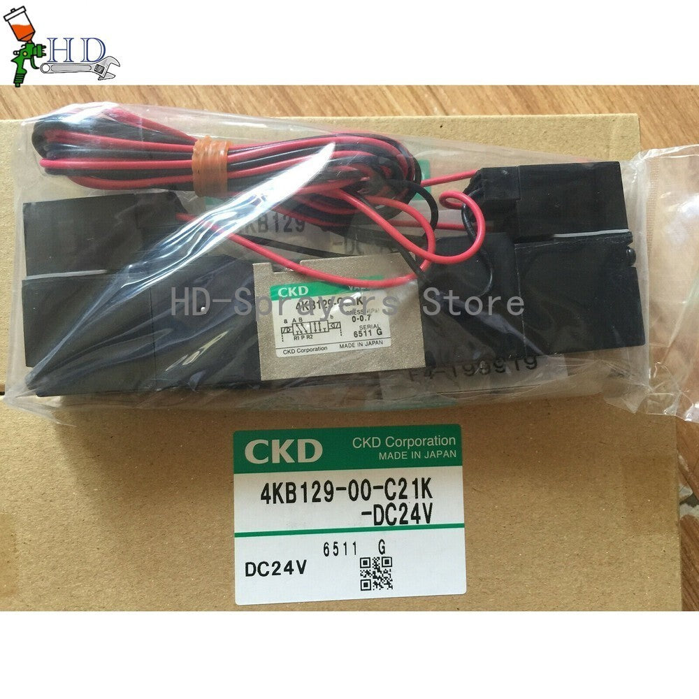 1PCS  for CKD 4KB129-00-C21K DC24V solenoid valve freight free