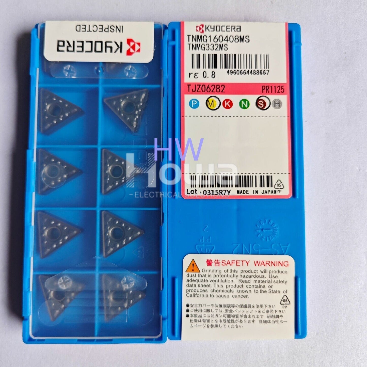 10Pcs/Box Kyocera TNMG160408MS PR1125 TNMG332MS CNC Blade Carbide Inserts