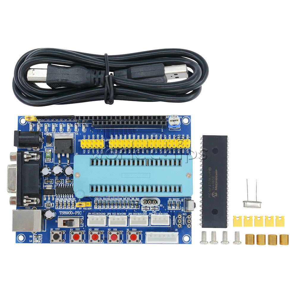 PIC16F877A PIC Mini System Development Board JTAG ICSP Programmer Emulator