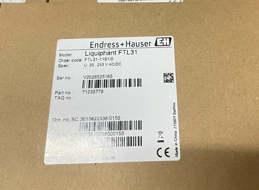 1pcs EH Endress+Hauser FTL31-AA1U2AAWBJ  FTL31-1191/0  Pressure Sensor