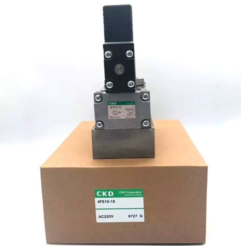 1PC CKD 4F510-15 AC220V Solenoid Valve  Fast delivery 4F510-15-AC220V