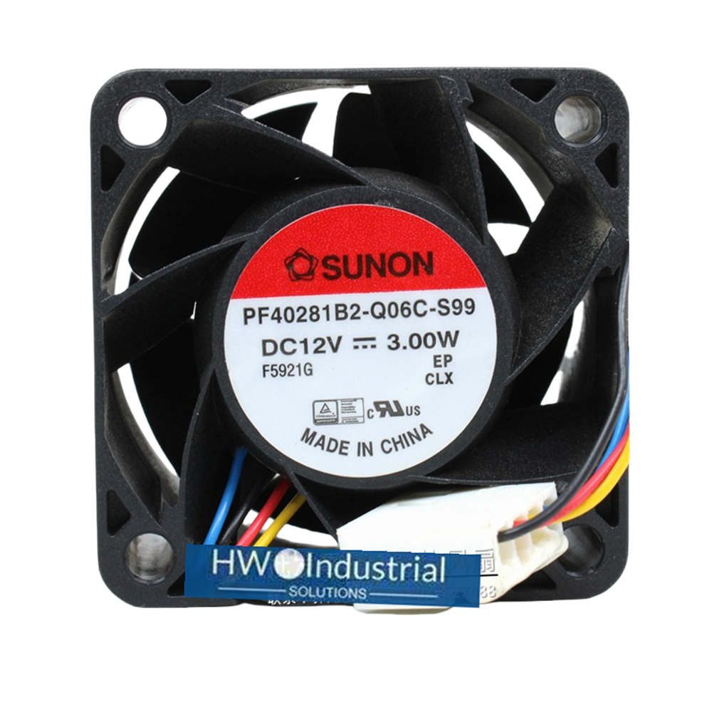 1/piece SUNON PF40281B2-Q06C-S99 12V 3.00W 4CM PWM Speed Control Cooling Fan