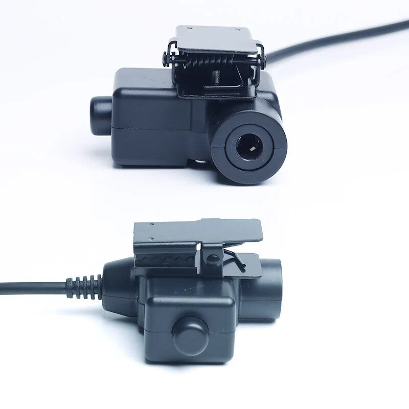 U94 PTT Cable Plug Military Adapter for Wouxun Kenwood TYT F8 BaoFeng 5R Radio