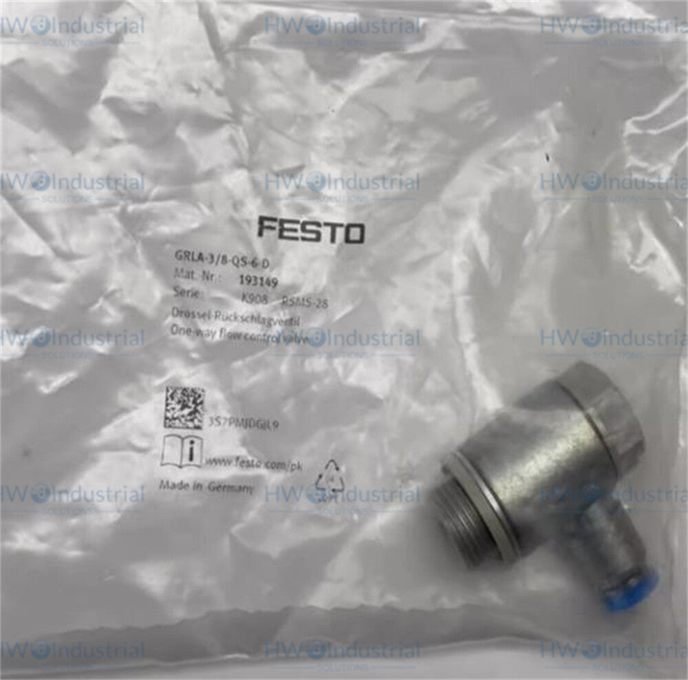 1/Piece  FESTO Throttle Valve GRLA-3/8-QS-6-D 193149