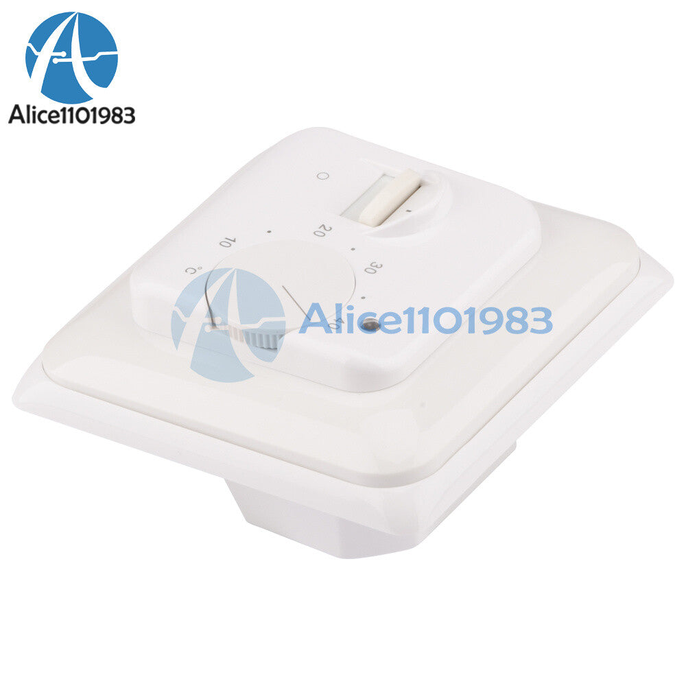 230V 16A Room Floor Heating Thermostat Temperature Control Switch W/NTC Sensor