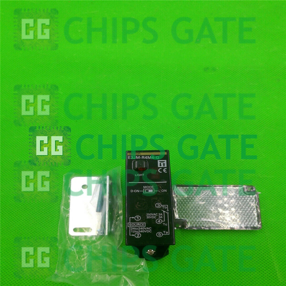 Photoelectric Switch E3JM-R4M4-G Omron E3JMR4M4G 24-240VAC/VDC #P