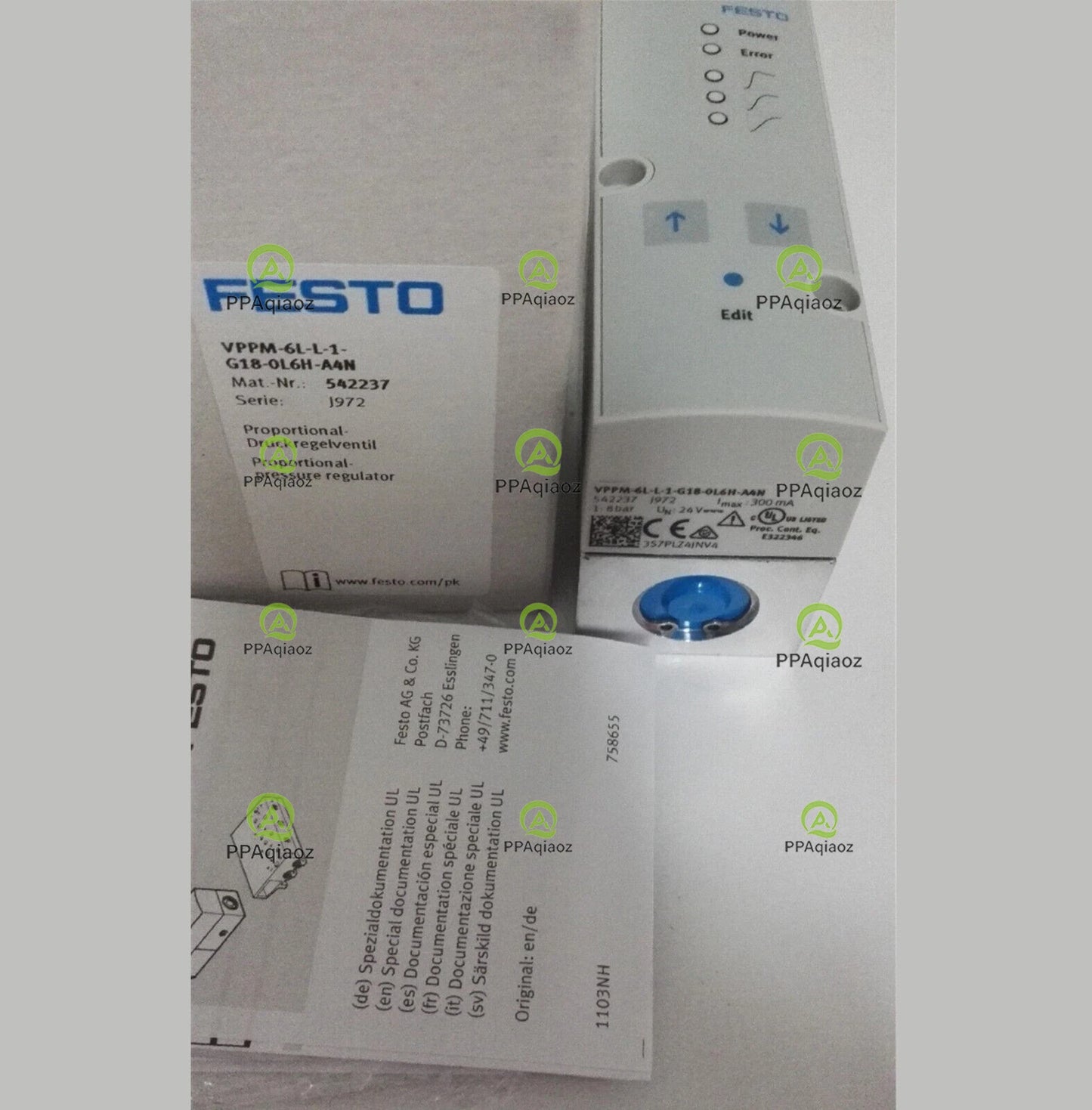1PC  FESTO VPPM-6L-L-1-G18-OL6H-A4N 542237 Proportional Valve
