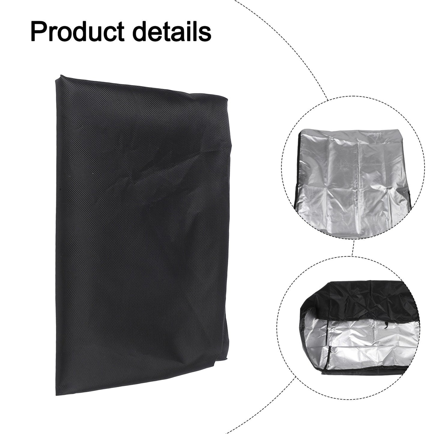 Weatherproof BBQ Cover for 22 Table Top Griddle with Hood 420D Polyester