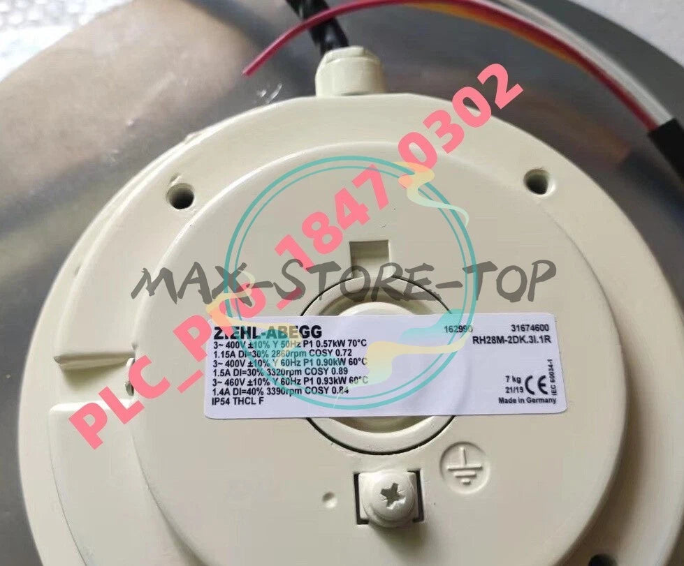 1PCS  ZIEHL-ABEGG RH28M-2DK.3I.1R 400V Equipment Cooling fan Fast delivery