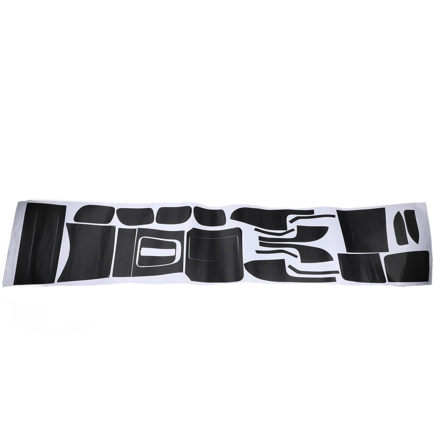 Vinyl Interior Sticker Black Car Carbon Fiber Center For Honda Accord 7th