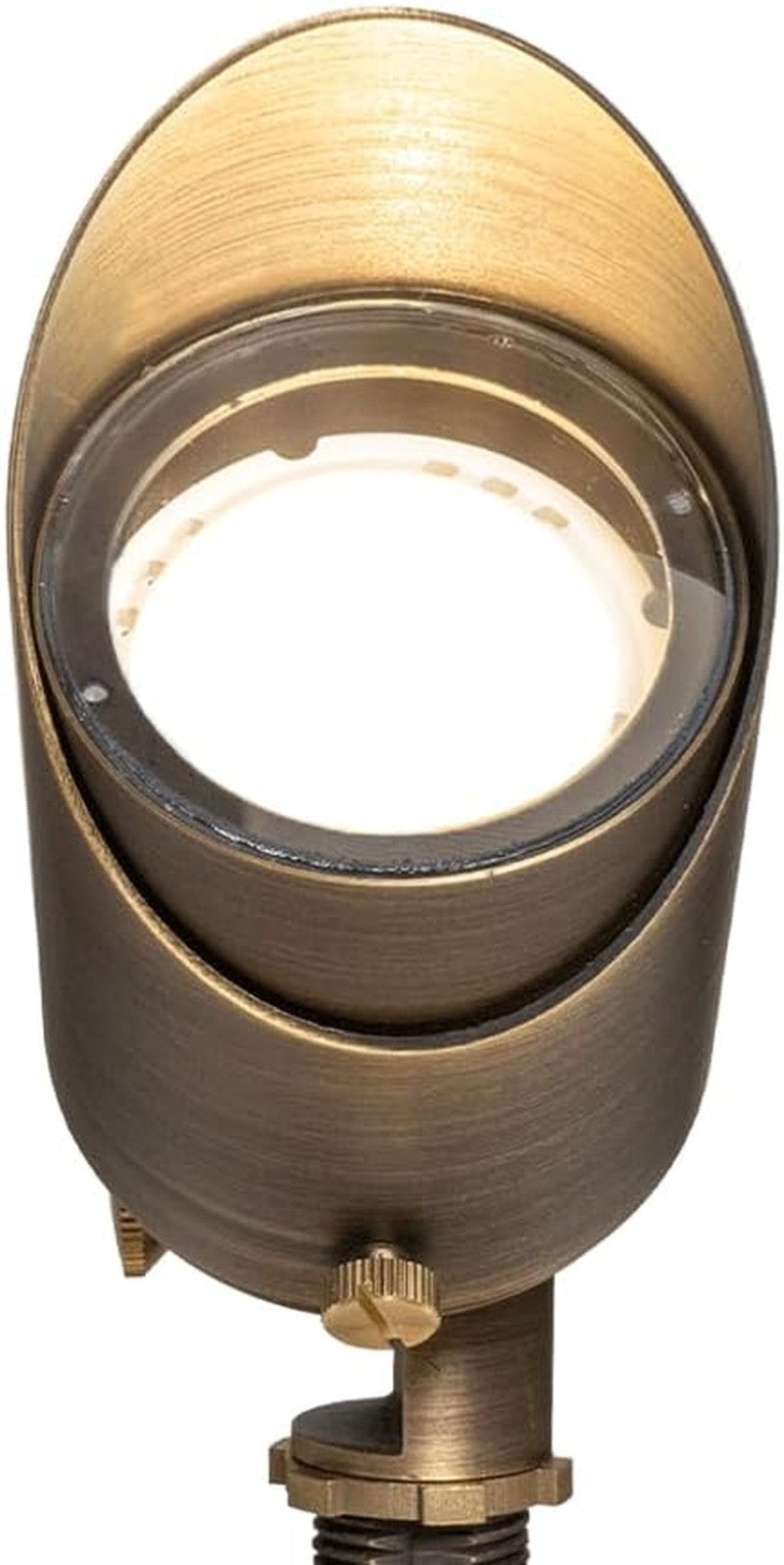 12V Cast Brass Outdoor Spotlight - 5W 400 Lumen MR16 LED, Bronze