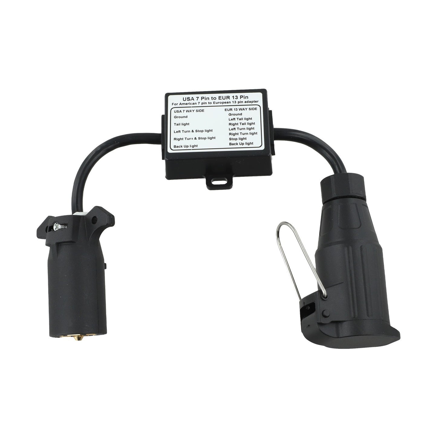 13-Pin Trailer Light Converter 7-Way Accessory Connector Electrical Parts