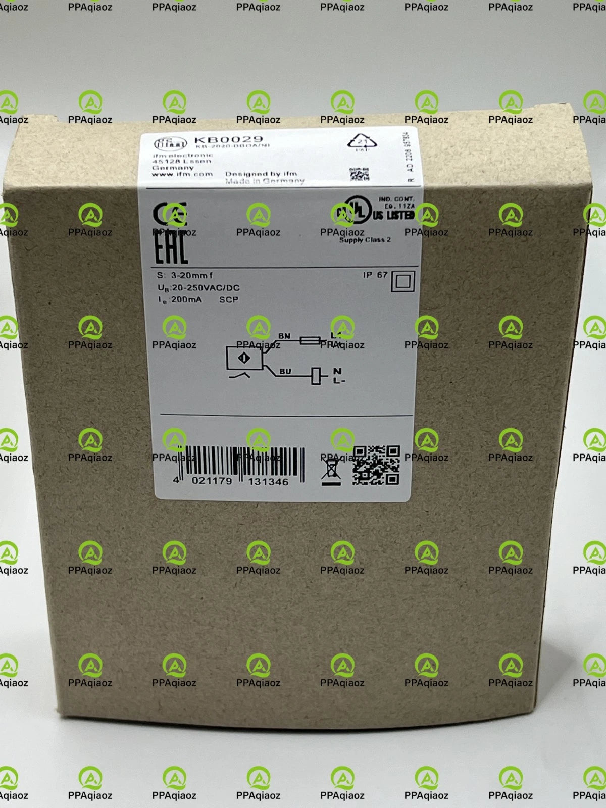 IFM KB0029 Proximity Sensor KB-2020-BBOA/NI  / #P