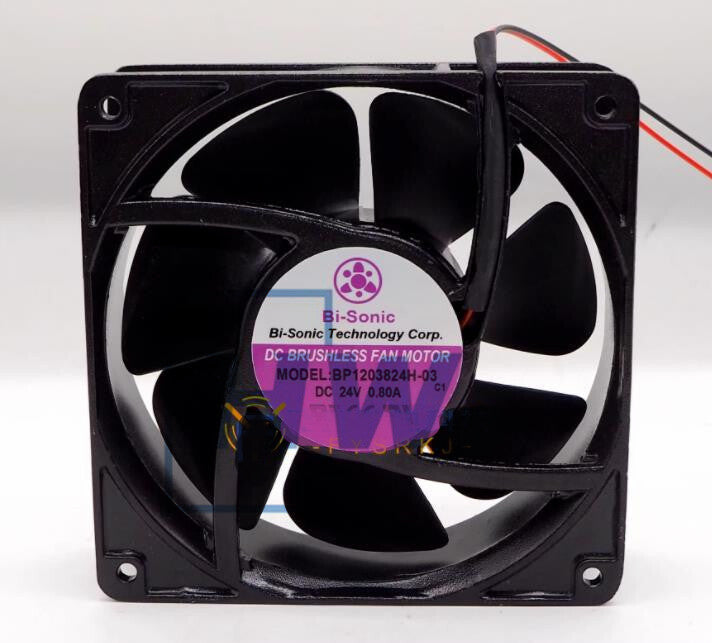 1Pc   Bi-sonic BP1203824H-03 12038 24V 0.8A 12CM  Axial Flow Fan