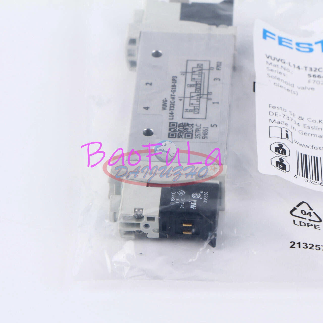 1PCS  FESTO solenoid valve VUVG-L14-T32C-AT-G18-1P3 566496 #P