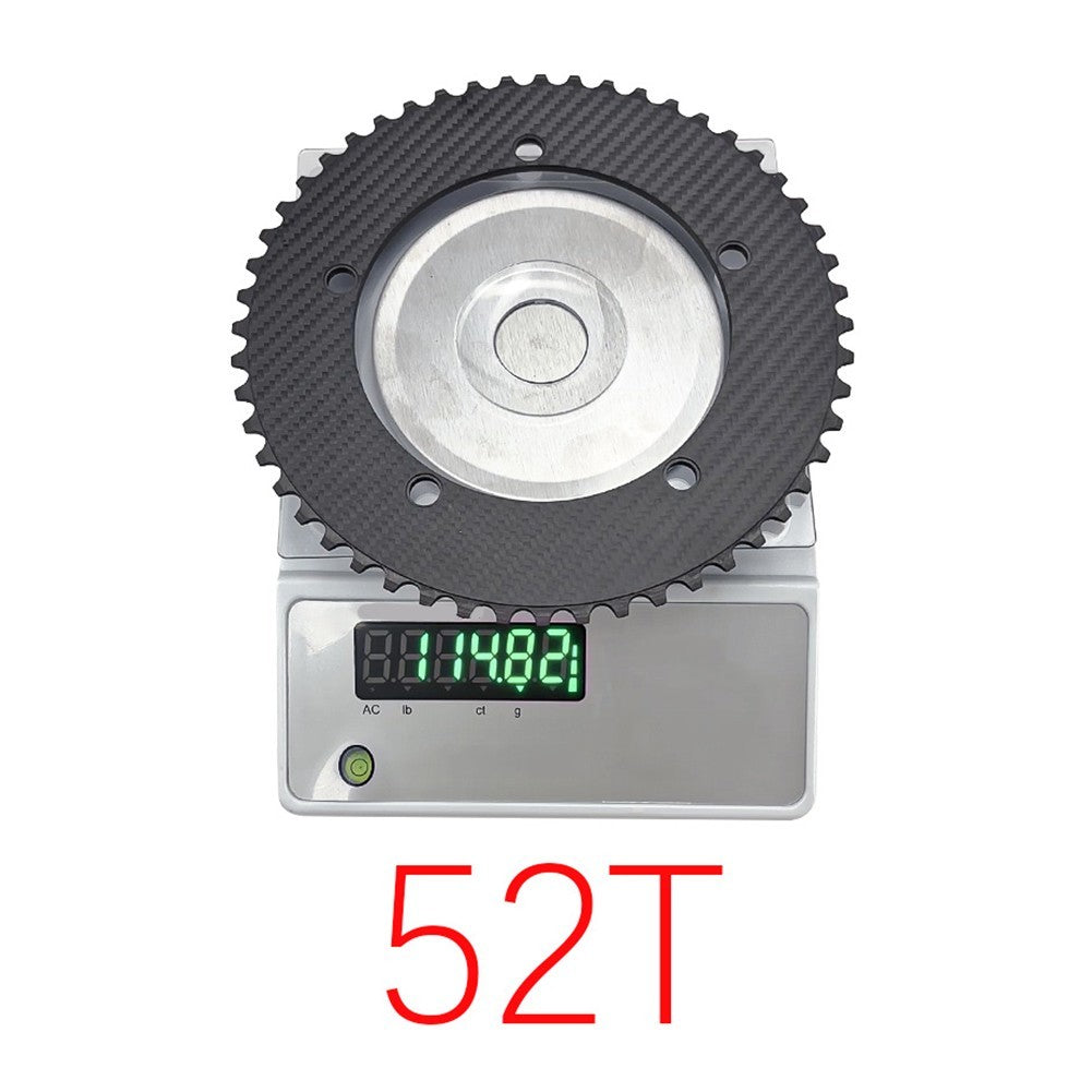 Carbon Fiber Chainring for Fixed Gear Track Bike BCD144 49T 53T 58T Options