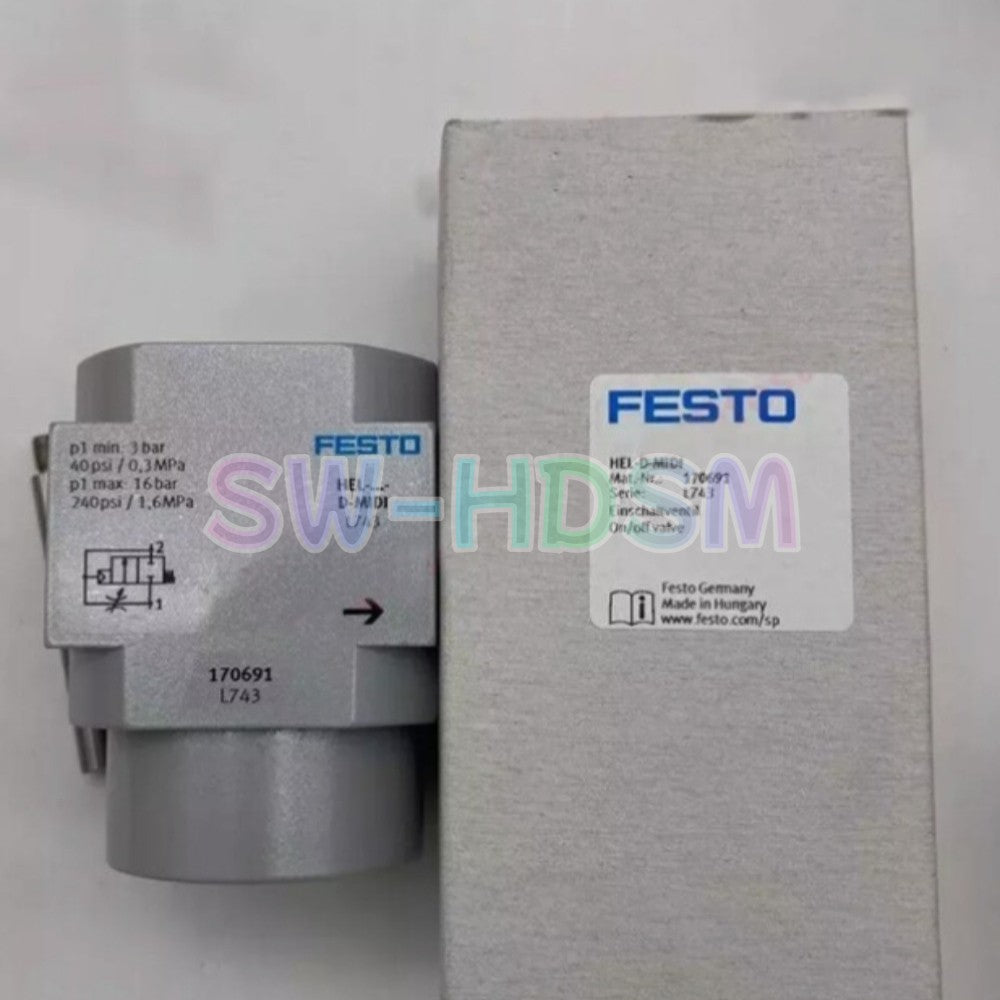 1PCS  for Festo Solenoid Valve HEL-D-MIDI 170691 Freight Free