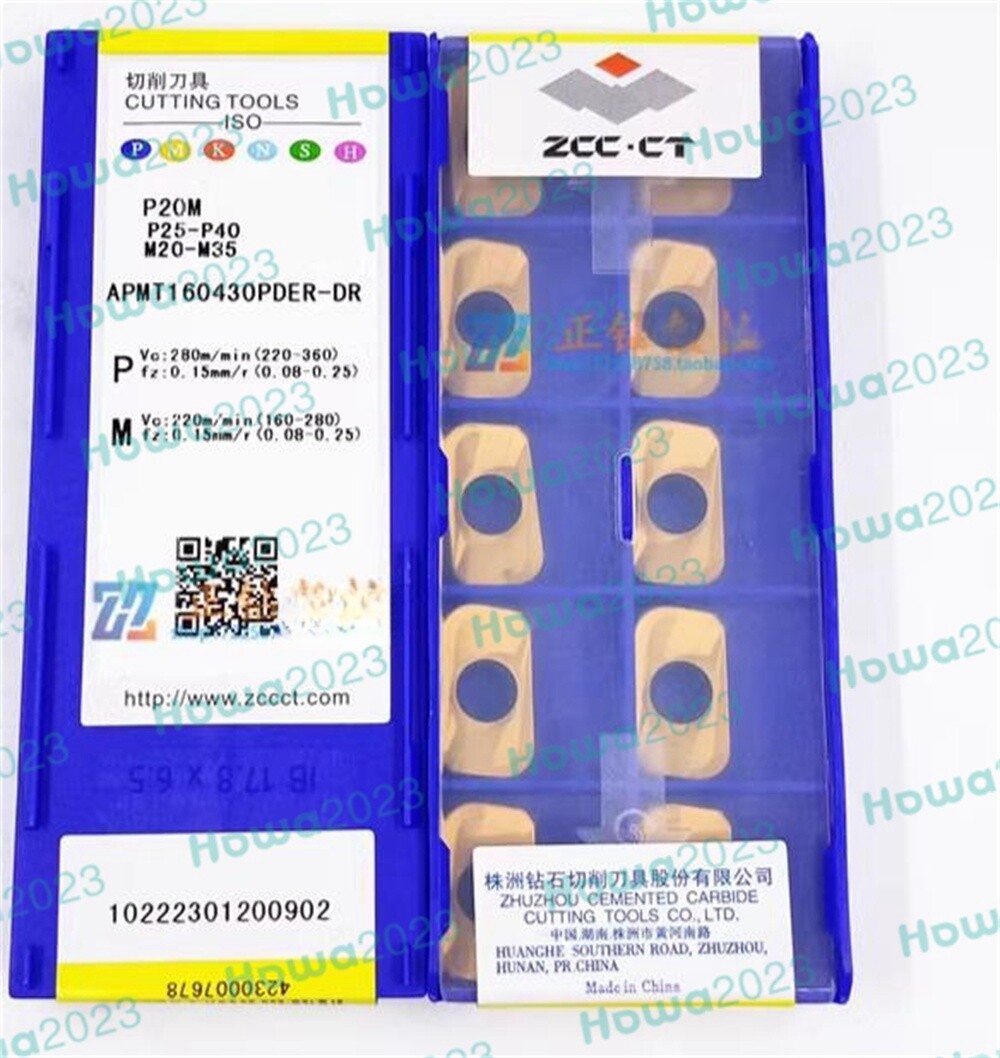 10pieces/Box APMT160430PDER-DR P20M CNC Milling Blade Carbide Inserts