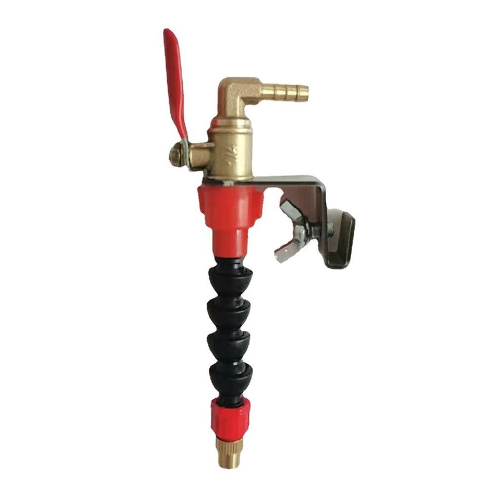 Efficient Dust Removal Spray System with Hose and Nozzle for Cutting Machines