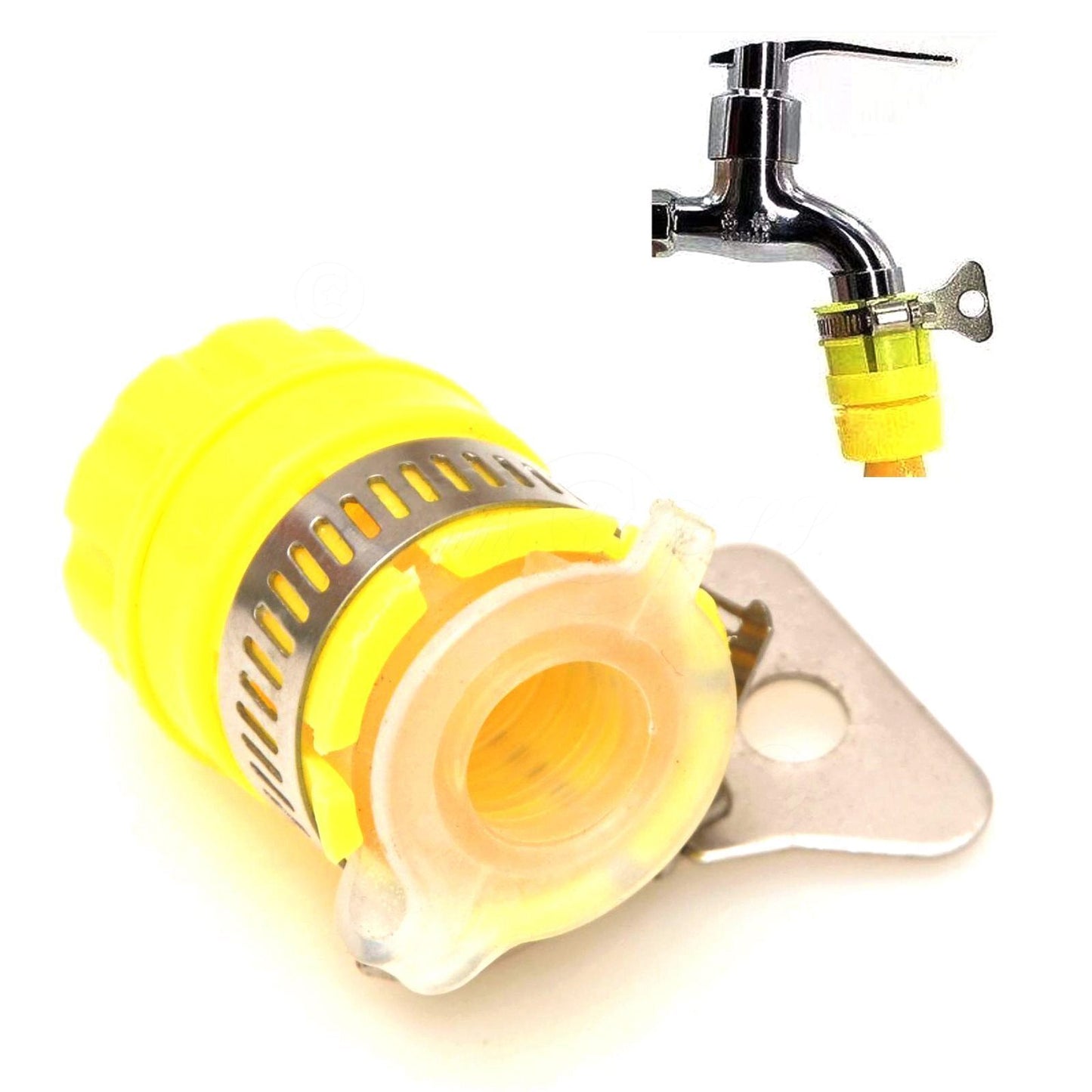 Irrigation Water Pipe Faucet Connector Hose Coupling DN20 to DN15 Quick Jointer