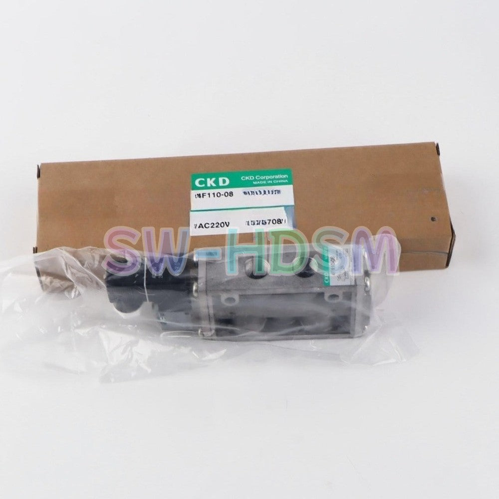 1PCS  for CKD 4F110-08 AC220V Solenoid Valve Freight Free