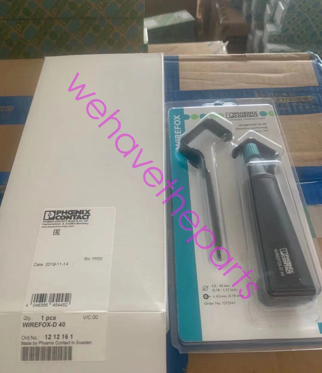 PHOENIX WIREFOX-D 40 1212161 Crimping pliers   Free ping