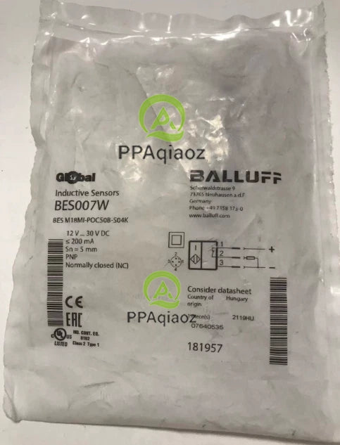 1Pcs  BALLUFF BES M18MI-POC50B-S04K（BES007W) sensor Fast delivery