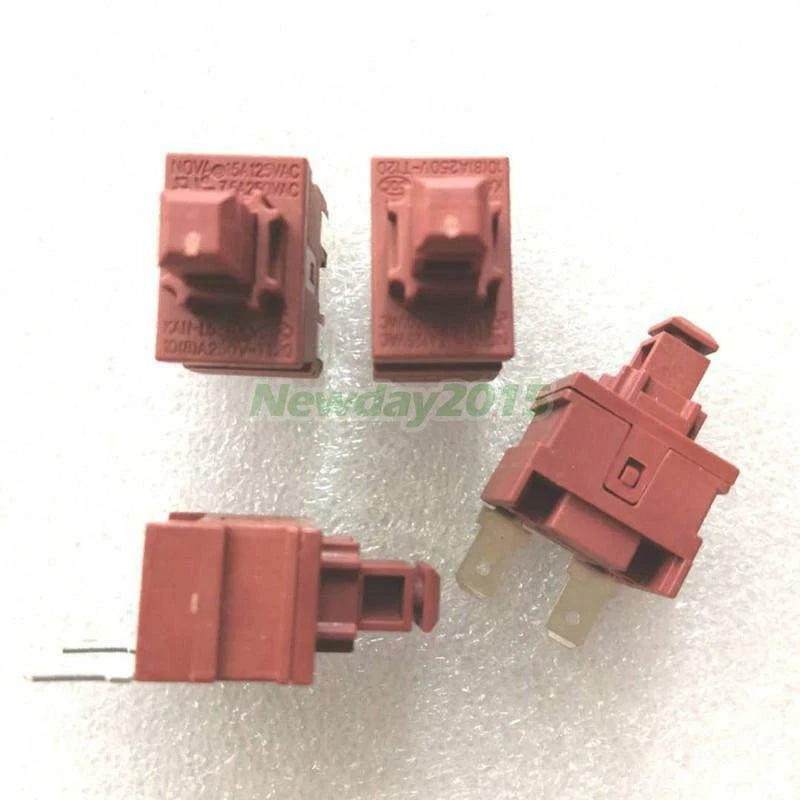 1pcs NOVA KAN-L5 Power Switch Push Button ON OFF T120 7.5A 250VAC 2Pin